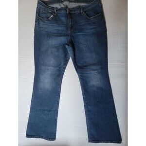 Old Navy Women's Original Boot Potrero Mid-Rise Stretch Jeans 16 Denim